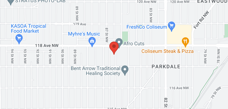 map of 11728 86 ST NW